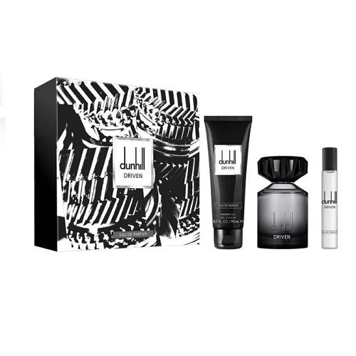 Dunhill Driven 100ml EAU De Parfum + 90ml Shower Gel + 15ml Travel Spray Gift Set