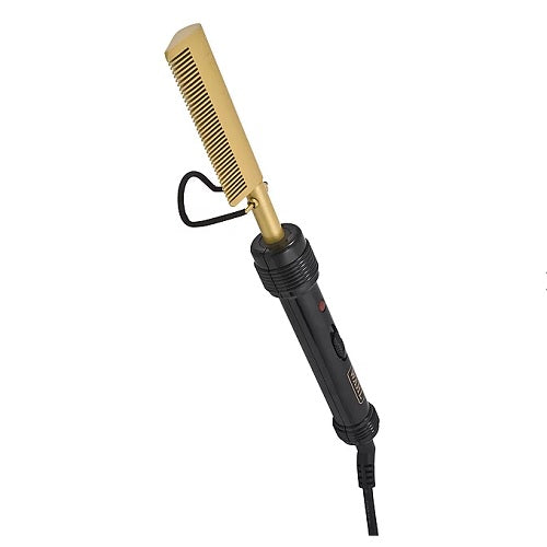 Load image into Gallery viewer, Wahl Electric Straightening Comb Gold/Black ZX698 3m Cord
