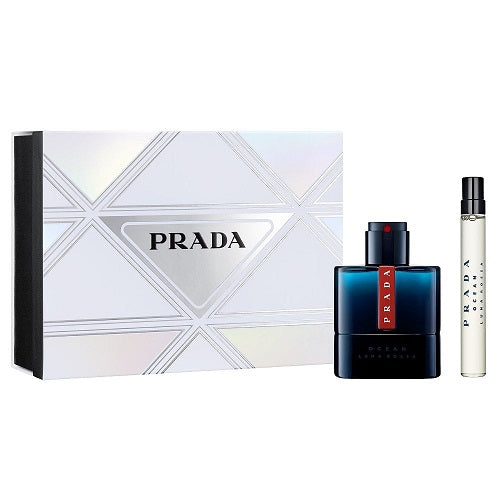 Prada Luna Rossa Ocean For Men 50ml EDT + 10ml EDT Spray Gift Set