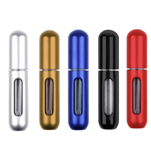 5ml Atomiser Aluminium Empty Bottle Refillable Spray - LuxePerfumes
