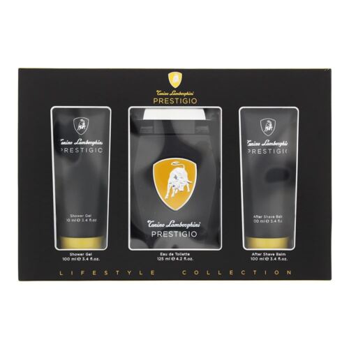 Tonino Lamborghini Prestigio 125ml EDT +100ml S/G + 100ml Aftershave Balm Gift Set