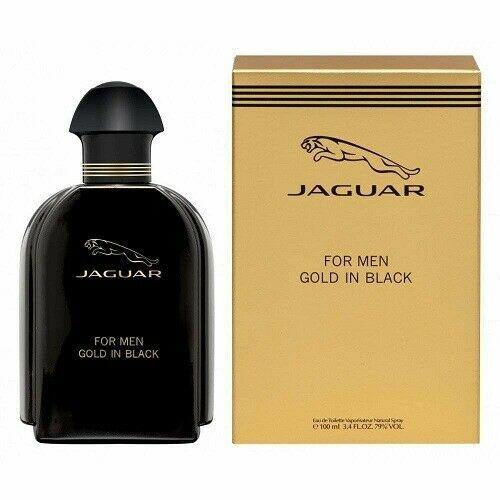 Jaguar Gold In Black For Men 100ml Eau De Toilette Spray - LuxePerfumes